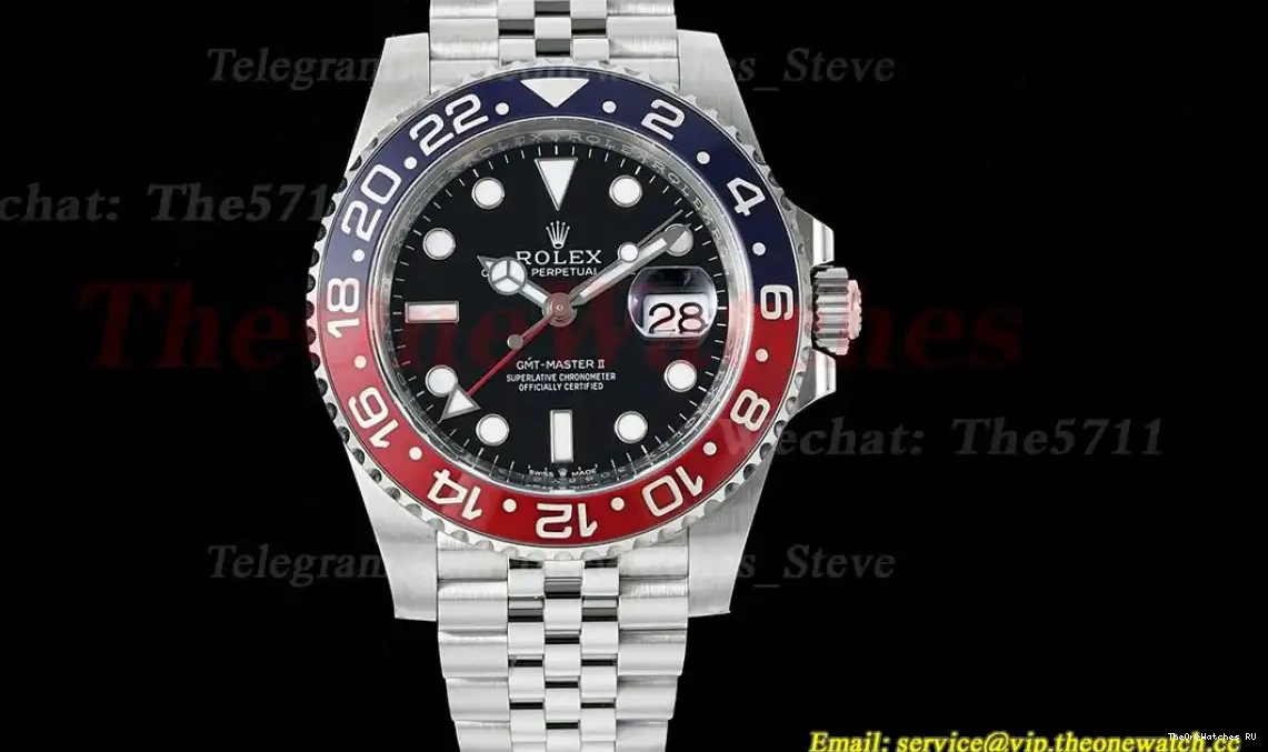SS Clone V3 Super II SS Jub 40mm 126710 Pepsi Black Clean GMT DD3285 0512
